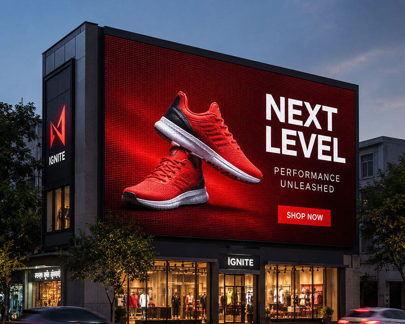 Commercial Building LED Display