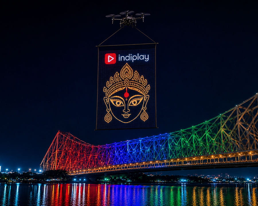 Kolkata LED Mesh Drone Show